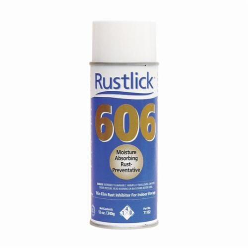 Rustlick™ 71102 606 Moisture Absorbing Rust Preventative Fluid, 12 oz Aerosol Can, Liquid, Red Brown, 0.86